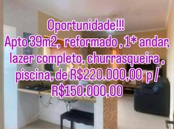 ba37a1aa56d5065a444998bfd0cf84f3d8770ae6 · Apartamento 47 m² de A/T e 39 m² de A/U, 1 dormitório em condomínio fechado no Cibratel II, com 2 va