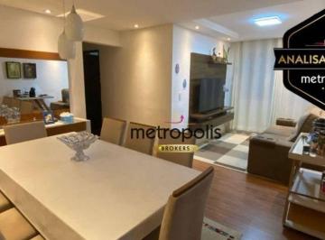Sala · Apartamento com 2 dormitórios à venda, 74 m² por R$ 450.000,00 - Vila Lusitânia - São Bernardo do Ca