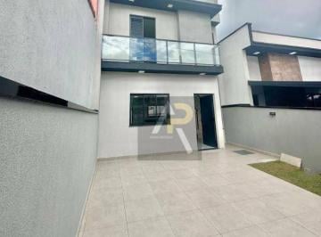 63e5347742193ded39c2fc9e120e67d501a33bf9 · Sobrado novo com 3 quartos, sendo 1 suíte, espaço gourmet e amplo quintal com 89 m² no Parque Morumb