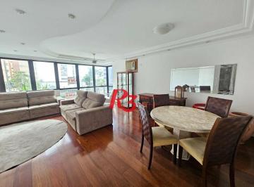 6132552786b7265a5d20bb8990d55d93ce4829b2 · Apartamento com 2 dormitórios para alugar, 150 m² por R$ 6.100,00/mês - José Menino - Santos/SP