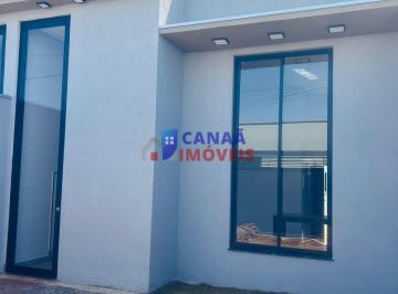 Casa · 105m² · 3 Quartos · 2 Vagas · Casa moderna com 3 quartos, suíte e pé-direito duplo na região do Bem Viver