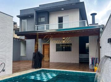 Casa · 122m² · 3 Quartos · 3 Vagas · Sobrado com Piscina à Venda no Villa Di César | Cézar de Souza – Mogi das Cruzes/SP
