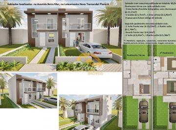 Casa · 83m² · 2 Quartos · 1 Vaga · Casa Duplex à venda na beira mar de Nova Tramandaí - Tramandaí/RS