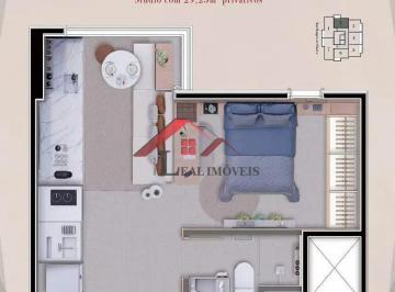 Apartamento · 29m² · 1 Quarto · Flat para venda em Vila Dom Pedro I de 29.25m² com 1 Quarto