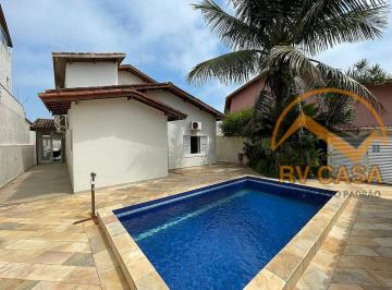 Casa · 359m² · 4 Quartos · 6 Vagas · Casa de Alto Padrão de Frente para a Praia em Itanhaém-SP