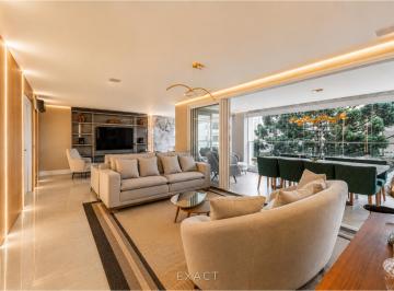 Apartamento de 4 quartos, Curitiba · Apartamento para Locação no Ecoville | 255m² | 4 Suítes | 4 Vagas | Mobiliado