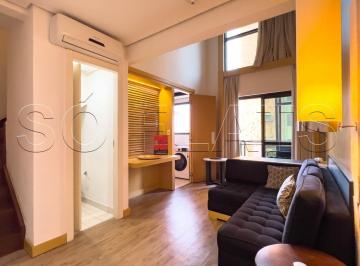 Apartamento · 42m² · 1 Quarto · 1 Vaga · Investir ou morar em Moema: duplex mobiliado próximo ao metrô Eucaliptos