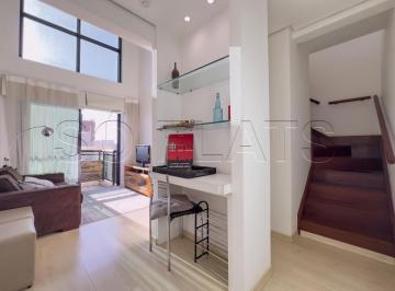 Apartamento · 45m² · 1 Quarto · 1 Vaga · Morar em Moema: duplex mobiliado disponível para locação próximo ao metrô Eucaliptos.