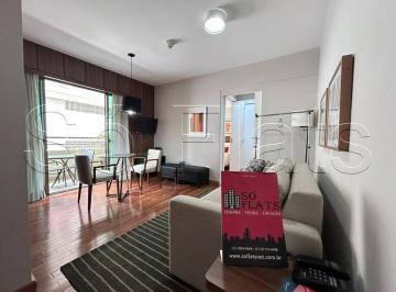 Apartamento · 40m² · 1 Quarto · 1 Vaga · Flat para alugar em Brooklin Novo de 40.00m² com 1 Quarto, 1 Suite e 1 Garagem