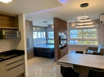 Apartamento · 42m² · 1 Quarto · 1 Vaga · Stúdio mobiliado e decorado com uma vaga coberta