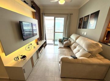 Apartamento · 79m² · 2 Quartos · 1 Vaga · Apartamento 2 dormitorios, 1 suite , andar alto com vista mar - Caiçara, Praia Grande