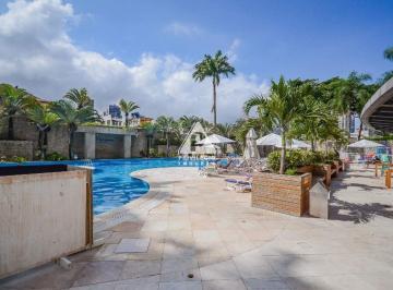 Apartamento · 52m² · 1 Quarto · 1 Vaga · Flat com vista para o mar com sala, cozinha , 1 vaga de garagem, no pool hoteleiro Wyndham