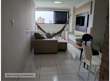 Apartamento · 70m² · 3 Quartos · 1 Vaga · Apartamento Mobiliado 3 Dormitórios para locação em Manaíra - João Pessoa PB