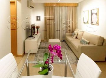 Apartamento · 46m² · 1 Quarto · 1 Vaga · Flat com piscina no terraço, Moema Comfort Pintassilgo, próximo ao metrô Moema