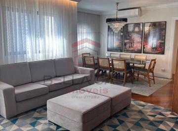 Apartamento · 140m² · 3 Quartos · 3 Vagas · Apartamento Mobiliado para Alugar no Jardim Anália Franco - 140m2- 3 dormitórios - 3 vagas