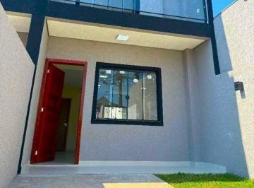a2e302a544709f94d4dee6bf47e38f72486bd5d3 · Sobrado com 3 dormitórios à venda, 63 m² por R$ 412.000,00 - Tatuquara - Curitiba/PR