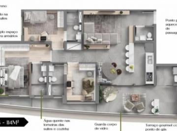 Apartamento · 114m² · 3 Quartos · 2 Vagas · Apartamento a venda no Alpha Gran Alphaville com 114m2- 3 suites