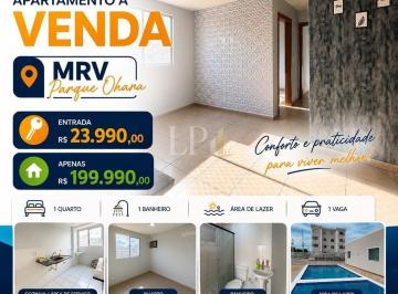 Apartamento · 40m² · 2 Quartos · 2 Vagas · Apto à Venda - MRV Chapada dos Montes - Aceita Carro