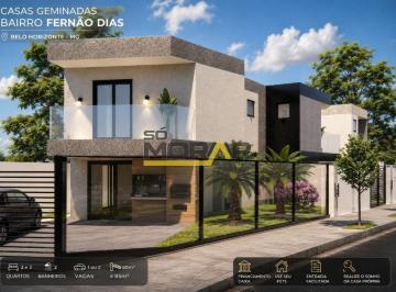 Casa · 130m² · 3 Quartos · 2 Vagas · CASAS GEMINADAS MODERNAS COM INFRAESTRUTURA PARA CARRO ELETRICO – FERNAO DIAS