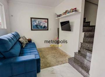 Sala · Cobertura com 2 dormitórios à venda, 108 m² por R$ 450.000,00 - Parque Novo Oratório - Santo André/S
