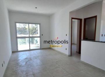 Sala · Apartamento Duplex com 2 dormitórios à venda, 69 m² por R$ 450.000,00 - Vila Caminho do Mar - São Be