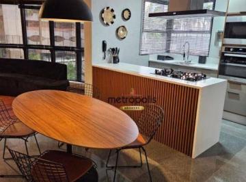 Sala de jantar · Apartamento com 1 dormitório para alugar, 98 m² por R$ 7.116,00/mês - Jardim - Santo André/SP