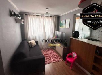 Capa · Apartamento com 2 dormitórios à venda, 46 m² por R$ 260.000,00 - Parque São Vicente - Mauá/SP