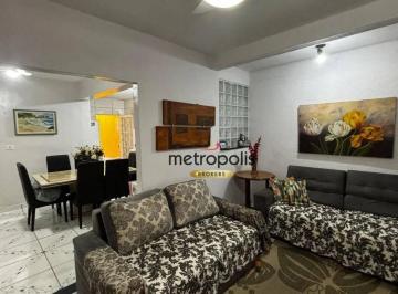 Sala de estar · Casa com 3 dormitórios à venda, 138 m² por R$ 561.500,00 - Parque Erasmo Assunção - Santo André/SP