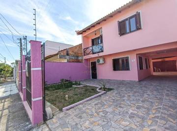 Casa · 169m² · 3 Quartos · 3 Vagas · Sobrado à venda em Canoas, Bairro Harmonia - 120.39m² - Closet, Varanda e Jardim