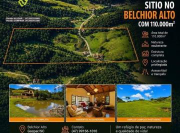 c686c248f2cf229389eec73edd21fa844779012b · Sítio à venda, com 110.000 m² com Casa Sede 3 Dormitórios por R$ 2.490.000 - Belchior Alto - Gaspar/