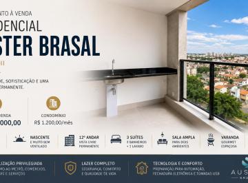 Apartamento de 3 quartos, Guará · Apartamento Novo no Auster Brasal | 124 m² | 3 Suítes | Vista Livre Permanente | Guará II