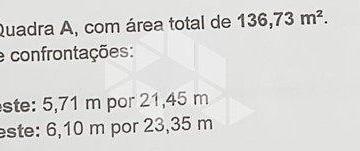 Terreno · 137m² · Terreno Costa e Silva