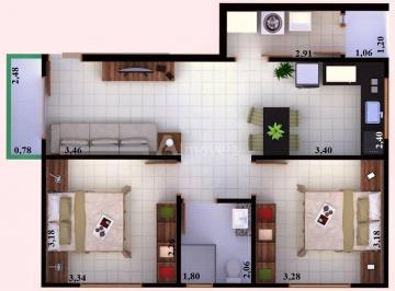 2474004d-7c01-456d-8426-50c47b702dd1.jpg · Apartamento 1° andar no Bairro Aventureiro com 60m² ótimo espaço, lavanderia grande!