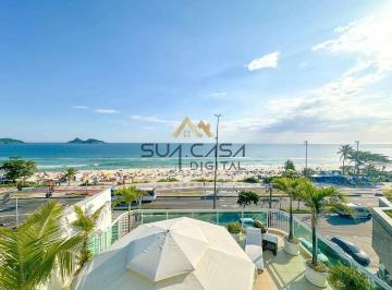 Apartamento · 545m² · 5 Quartos · 4 Vagas · Cobertura Frontal Mar na Barra da Tijuca
