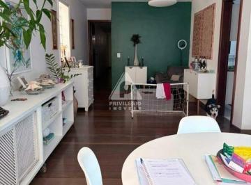 Sala · Apartamento Residencial Frente na Barra da Tijuca | 3 Quartos (1 Suíte) + 2 Vagas
