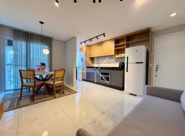 Apartamento · 55m² · 2 Quartos · 1 Vaga · Apartamento com 2 dormitórios, 1 vaga, sacada com churrasqueira e área de lazer completa | Bucarein