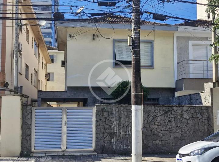 Foto do imóvel - Casa à venda na Aparecida em Santos – 4 dormitórios, 245 m², edícula e amplo espaço para.
