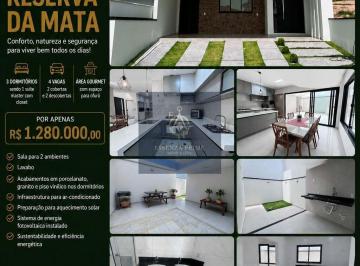 Casa · 152m² · 3 Quartos · 4 Vagas · Reserva da Mata - Casa em Condomínio a Venda no Reserva da Mata Jundiaí