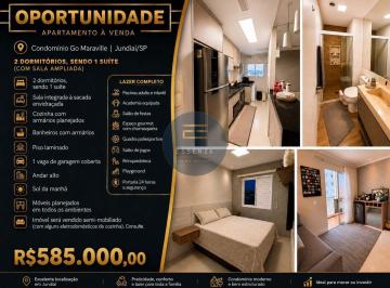 Apartamento · 61m² · 2 Quartos · 1 Vaga · Go Maraville - Apartamento a Venda no Condomínio Go Maraville Jundiaí