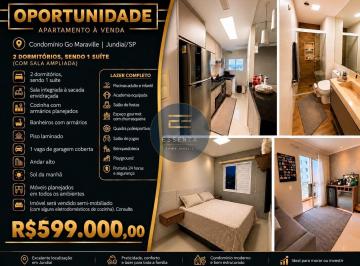 Apartamento · 61m² · 2 Quartos · 1 Vaga · Go Maraville - Apartamento a Venda no Condomínio Go Maraville Jundiaí