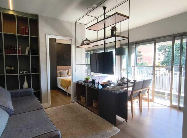 Foto do imóvel - Apartamento à venda no Ateliê Cambuí, em Campinas, com 43 m², planta versátil que pode ser.