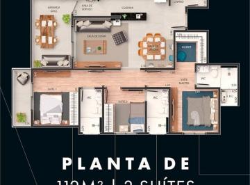 Apartamento · 112m² · 3 Quartos · Apartamento à venda na Vila Lucy em Sorocaba-SP: 3 quartos, 3 suítes, 112m² de área!