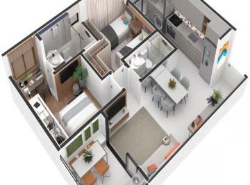 Apartamento · 53m² · 1 Quarto · 1 Vaga · Apartamento, Jardim Maria do Carmo, Sorocaba, SP