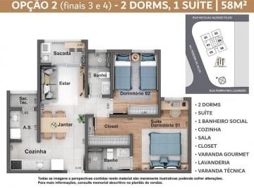 Apartamento · 55m² · 2 Quartos · 1 Vaga · Apartamento, Jardim Santa Rosália, Sorocaba, SP