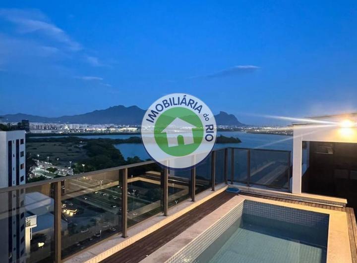 Foto do imóvel - Cobertura à venda no ilha pura, na Barra Olímpica, com 325 m² privativos, vista privilegiada.