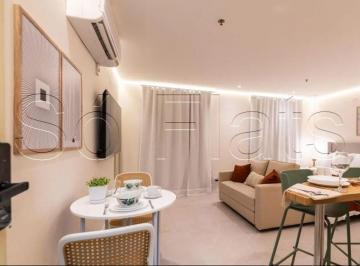 Apartamento · 28m² · 1 Quarto · 1 Vaga · Flat Jardins Metropolis mobiliado disponível para locação próximo da Avenida Paulista.