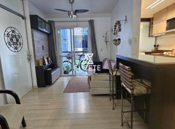 Apartamento · 58m² · 2 Quartos · 1 Vaga · Apartamento Mobiliado com Churrasqueira e Quadra de Esportes no Bairro Industrial