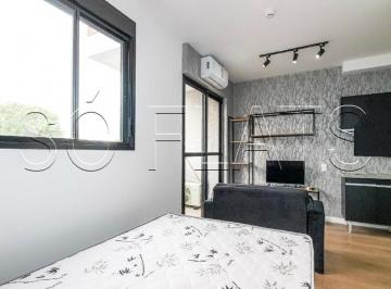 Apartamento · 27m² · 1 Quarto · Studio mobiliado em Moema no NEX One Nhambiquaras próximo ao Metrô e Parque Ibirapuera