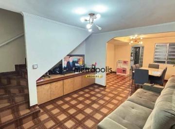 Sala · Sobrado com 3 dormitórios à venda, 111 m² por R$ 470.000,00 - Vila Camilópolis - Santo André/SP