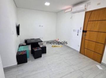 Sala 2 Ambientes · Apartamento com 2 dormitórios para alugar, 45 m² por R$ 2.460,00/mês - Vila Sacadura Cabral - Santo